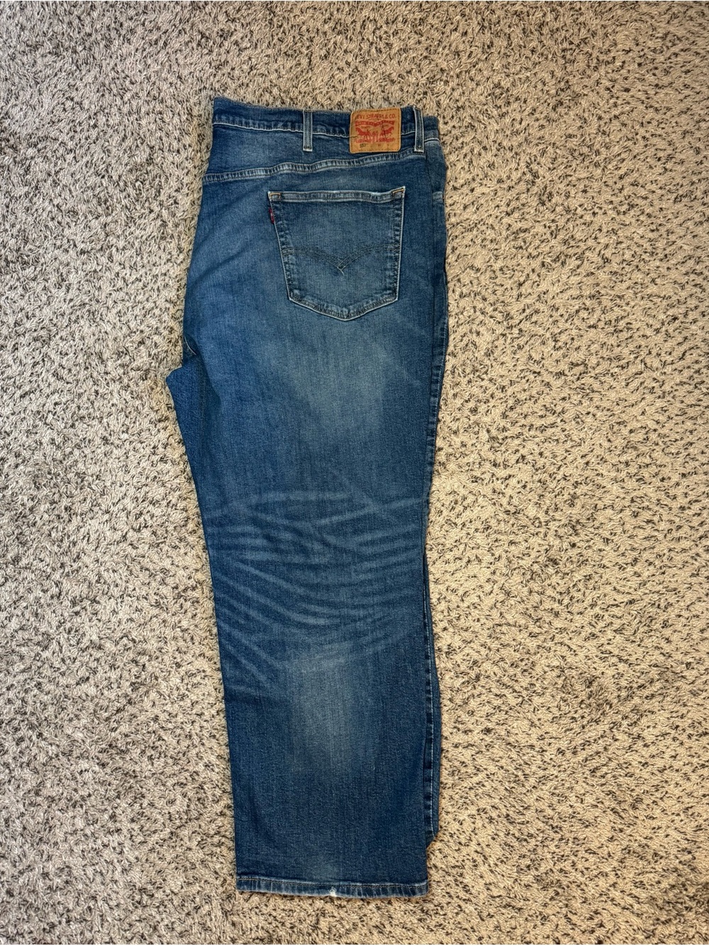 Men's Levi’s Blue Denim Jeans - Classic Straight Fit